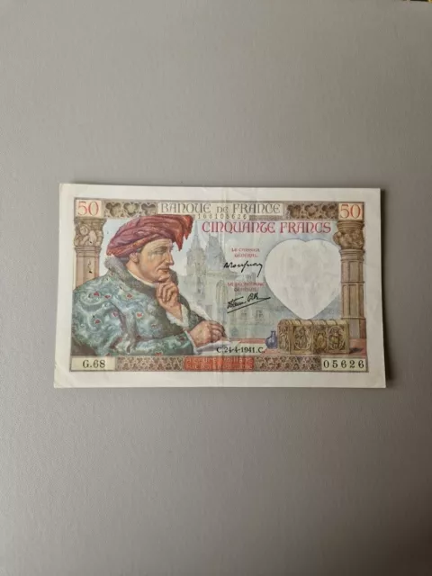 billet banque de france Cinquante Francs