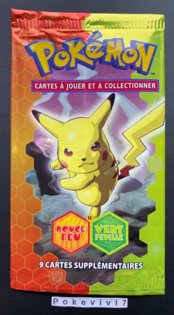BOOSTER Bloc EX Pokemon ROUGE FEU VERT FEUILLE Vide / Empty / Open / NO CARDS !