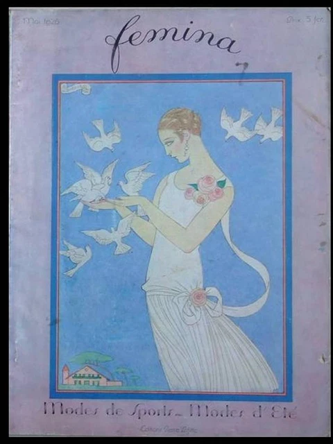 Femina 1926 - French Fashion Magazine - Georges Barbier, Golf, Patou, Lanvin,
