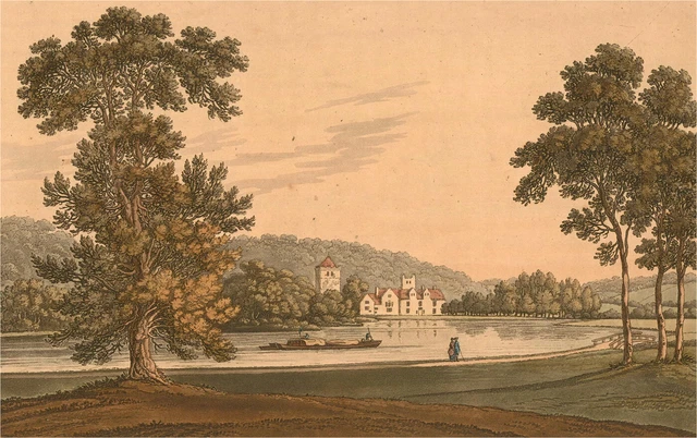 Joseph Farington RA (1747-1821) - Aquatinte Du Début Du Xixe Siècle, Abbaye D...
