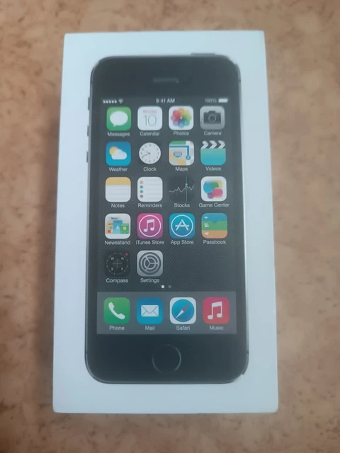 Boîte Vide IPhone 5S – Apple – Emballage D’origine – Ouvert Mais Jamais Utilisé