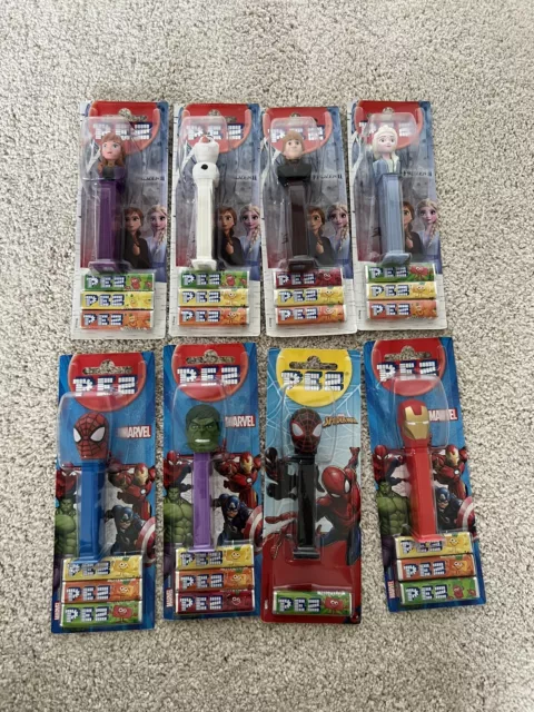 Pez Dispenser Various Characters X8 Brand New
