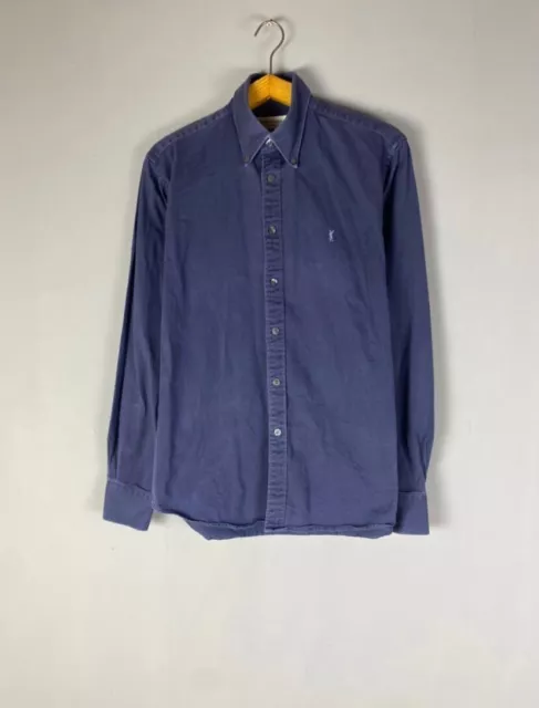 VINTAGE 90S YVES saint laurent shirt mens size M $65.00 - PicClick