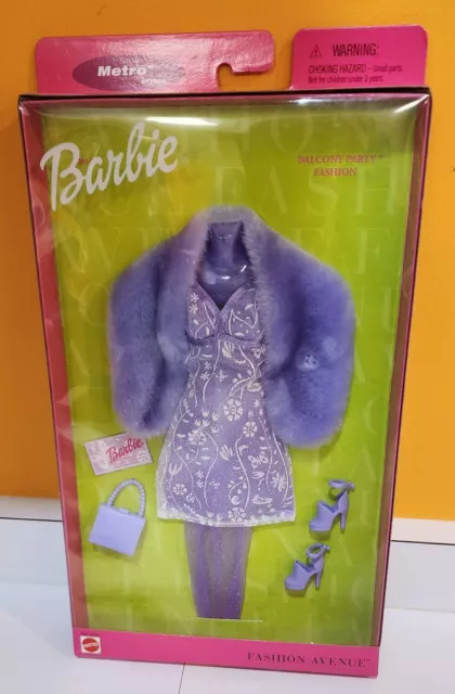 2000 Mattel Barbie Fashion Avenue Metro Styles Balcony Party Fashion 25701 RARE