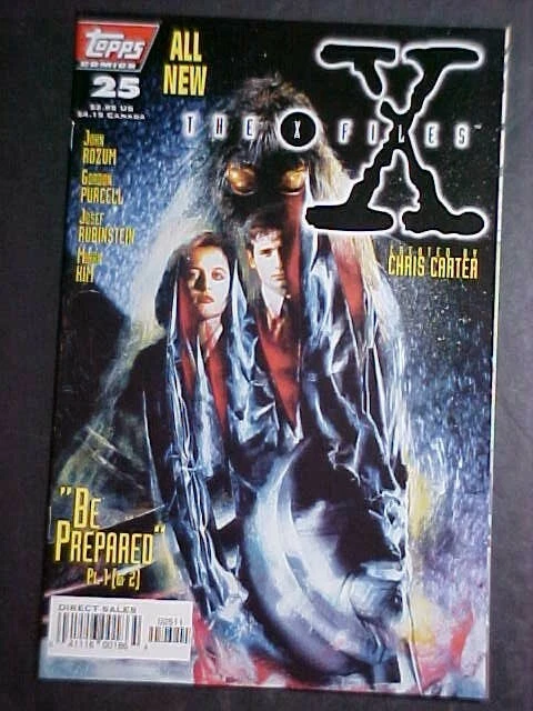 The X-Files #25! "Be Prepared" Pt. 1 Vf 1997 Topps Comics