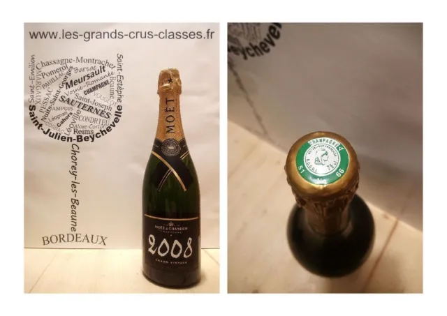 Moët & Chandon 2008 - Grand Vintage Extra Brut - Champagne - 75 cl - Blanc