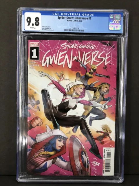Spider-Gwen: Gwenverse 1 Marvel Comics 5/22 David Nakayama Cover CGC Graded 9.8