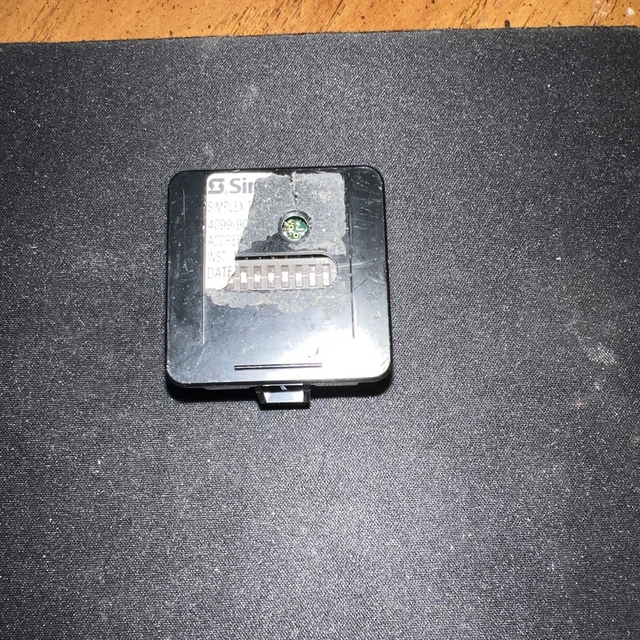 SIMPLEX 40909001 ADDRESSABLE Monitor Module Fire Alarm Dip Switch Pull