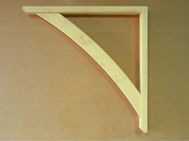 F MSL 45 S Timber Mono Pitch Porch Gallows Bracket 700 Projection   Canopy Products UK