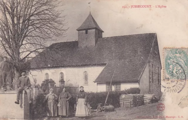 CPA 51 JUSSECOURT L'Eglise