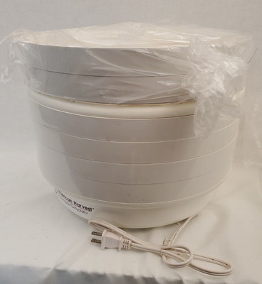 American Harvest Snackmaster Dehydrator #2400 4 Tray W/ 2 Extra Trays TESTED