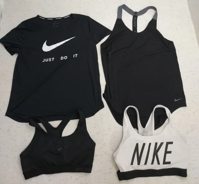 Nike Pro Womens Tank Top Mesh Racerback Training Athletic Activewear  Running Top