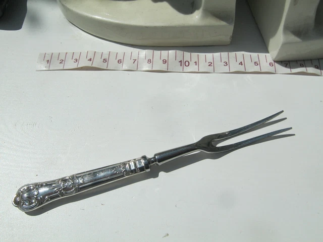Sheffield 1981 Sterling Silver Handled Pickle Fork - Perfect For Picnics