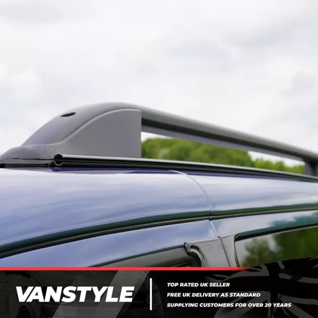 For Vw Swb Transporter T5 T6 Camper Dayvan Premium Awning Rail C-Track Black