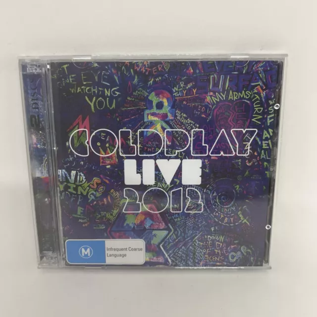 Coldplay LIVE 2012 DVD + CD Concert VERY GOOD CONDITION Free Postage