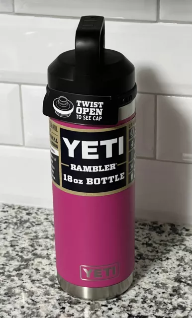 Yeti Rambler 36 oz Bottle W/ Chug Cap- PRICKLY PEAR PINK Rare