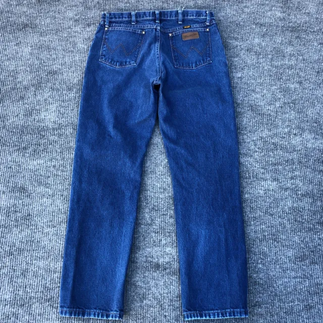 WRANGLER MENS 38 X 36 Cowboy Cut 47MWZPW Regular Fit Denim Blue Jeans  $28.16 - PicClick