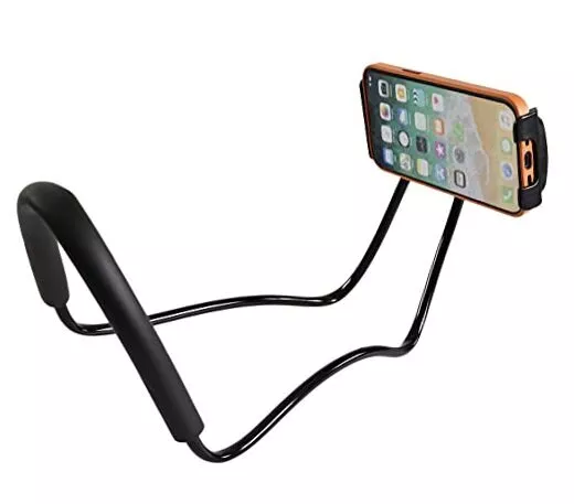 Around Neck Hands-Free Universal Cellphone Holder, Portable Smartphone Stand