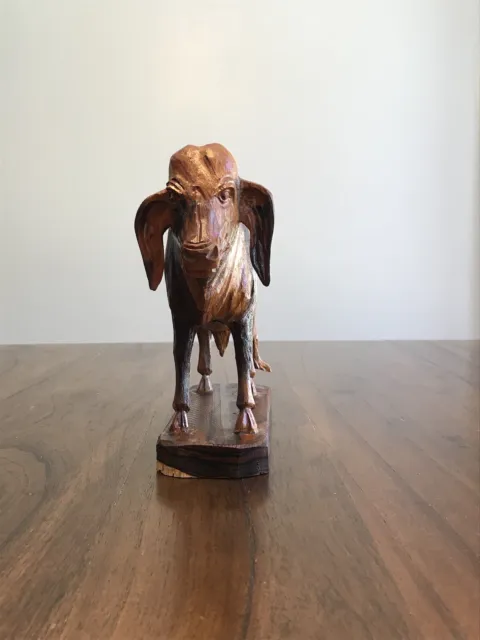 Toro artesanal de madera de hierro - Toro Palo Fierro 3