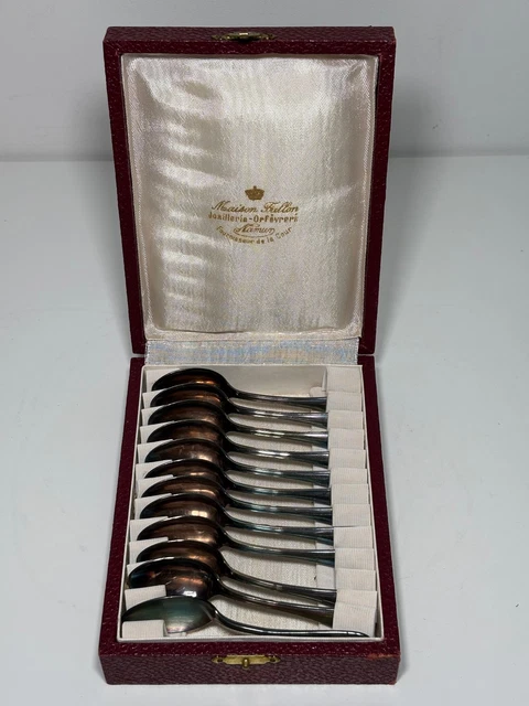 Cuillère de table en métal argenté APOLLO FRANCE, modèle coquille 21,1 cm