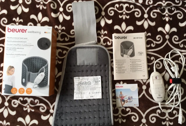 Beurer HK 49 Cosy Heizkissen, zur Anwendung an Bauch und Rücken, mit Gummiband
