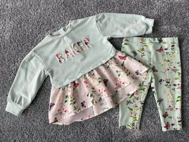 Ted Baker Baby Girl Jumper & Leggings Outfit Set - 6-9 Months/74 cm