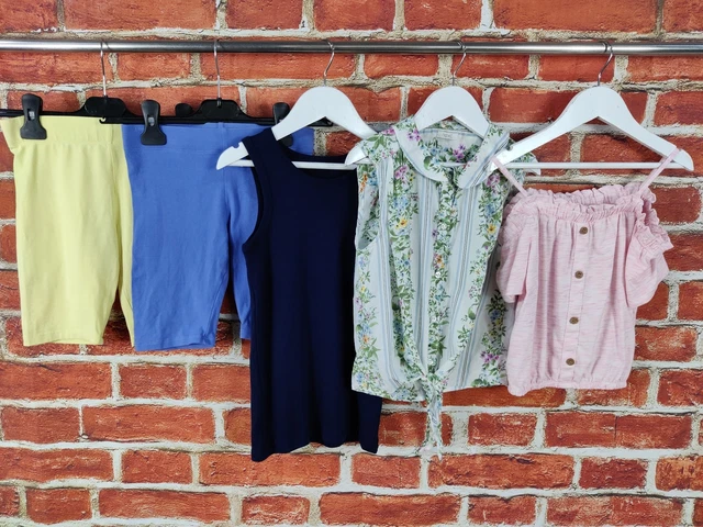 Girls Bundle Age 8-9 Years Next M&S Shorts Top Vest Blouse Summer Floral 134Cm