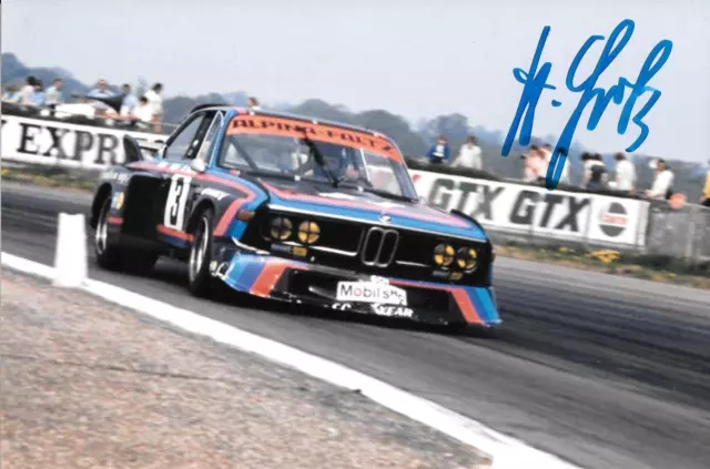 Harald Grohs SIGNED Alpina BMW 3.5 CSL   Silverstone 6hrs   1976
