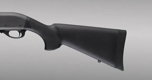 Hogue Remington 870 12 Gauge Overmolded Butt Stock Black  08710
