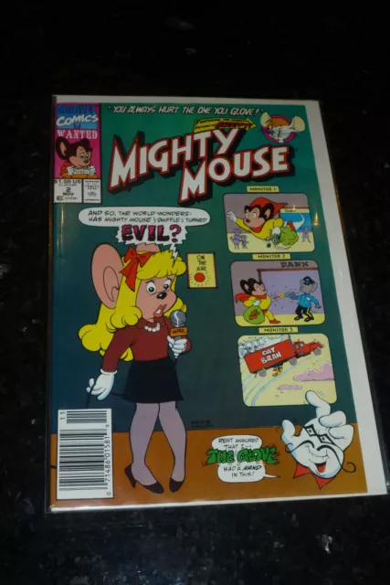 MIGHTY MOUSE Comic - Nr. 2 - Datum 11/1990 - Marvel Comics