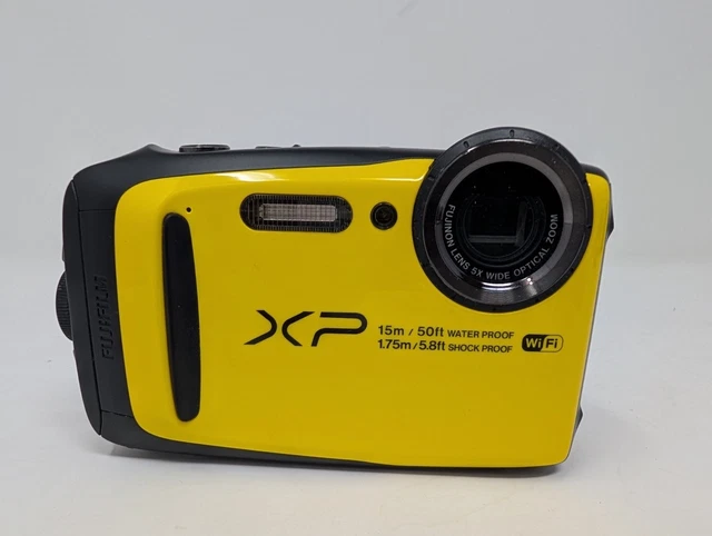 富士フイルム FinePix XP90 イエロー：2585531 FUJIFILM FinePix XP90 Digital Camera Deluxe Kit (Yellow) B&H