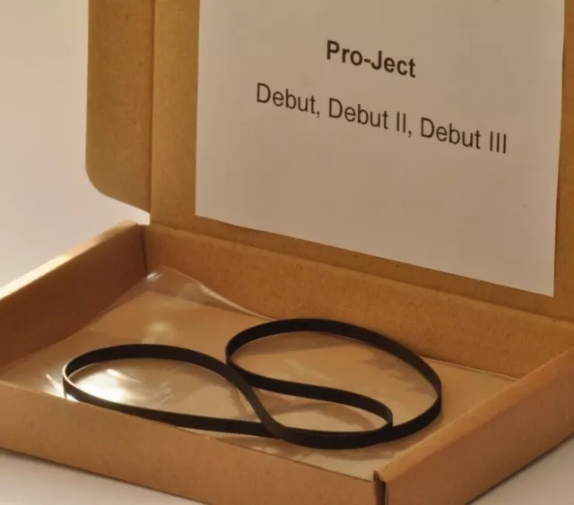 Pro-Ject Debut Turntable Belt, Precision Ground 0.8mm x 4mm PREMIUM QUALITY