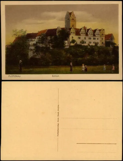 Plötzkau (b. Bernburg)-Saale-Wipper Schloss (Castle) - Kinder 1926