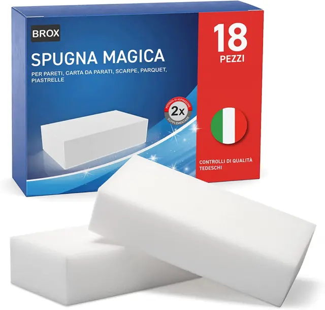 12PZ MASTRO LINDO Gomma Magica Detergente Igienizzante