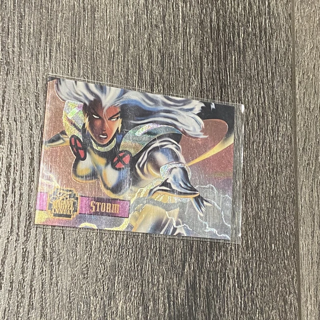 1995 Flair Marvel Annual Powerblast  Storm Card #5 of 24 MCU comics