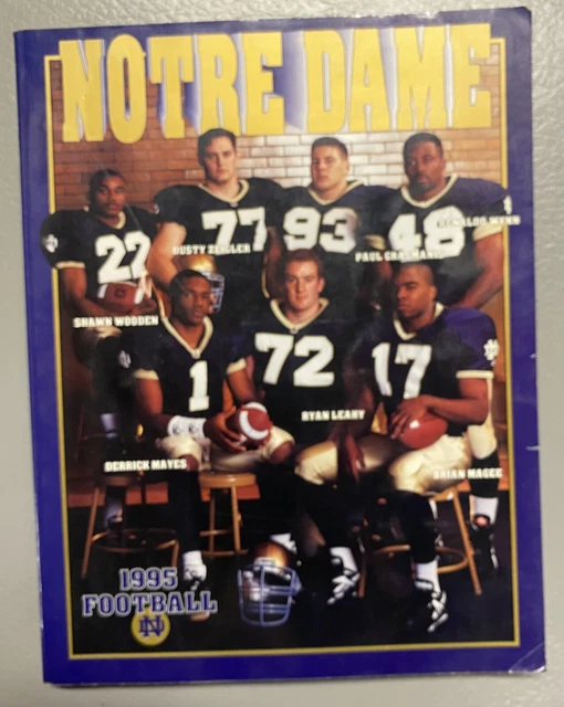 « THE FIGHTING Irish1995 Notre Dame Football » Guide média 416 pages