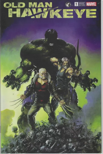 Old Man Hawkeye #1  Variant cover A by Clayton Crain Marvel Comics 2018