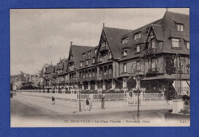 Ja * CPA Postcard: Deauville - La Plage Fleurie - Normandy Hotel.