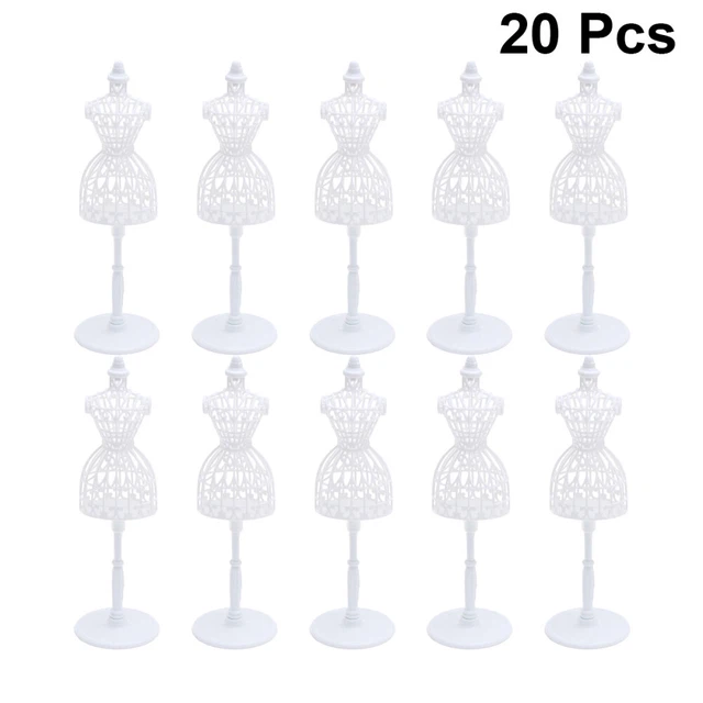 20 Pcs Weiß Kind Puppenhaus-Dekor Puppenständer Selber Machen