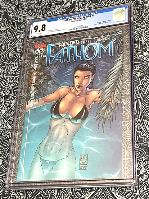 Fathom Preview Special (1998) CGC 9.8 / 1st App of Fathom, Michael Turner Cover