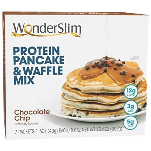 Protein Pancake & Waffle Mix, Chocolate Chip, 12g Protein