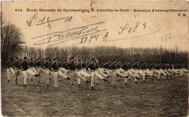 CPA AK JOINVILLE-le-BRIDGE School Gymnastics Relaxation Exercise (600024)
