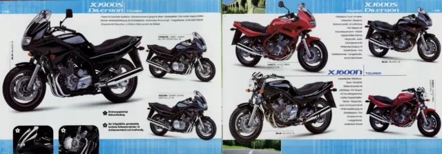 Yamaha Prospekt 2001 DT 125 R Fazer PW 80 TDM 850 TZ 250 Vmax brochure catalog 3