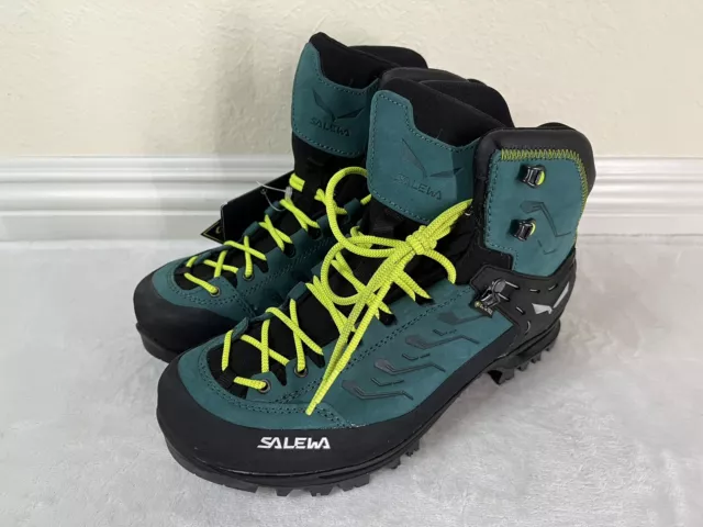 Salewa Women's Rapace Gtx Hiking Boots in Green US SIZE 8.5