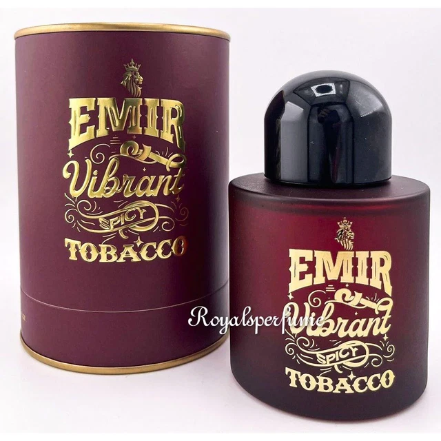 Emir Vibrant Spicy Tobacco Eau De Parfum Arabic Perfumed Water Unisex 100ml Gift