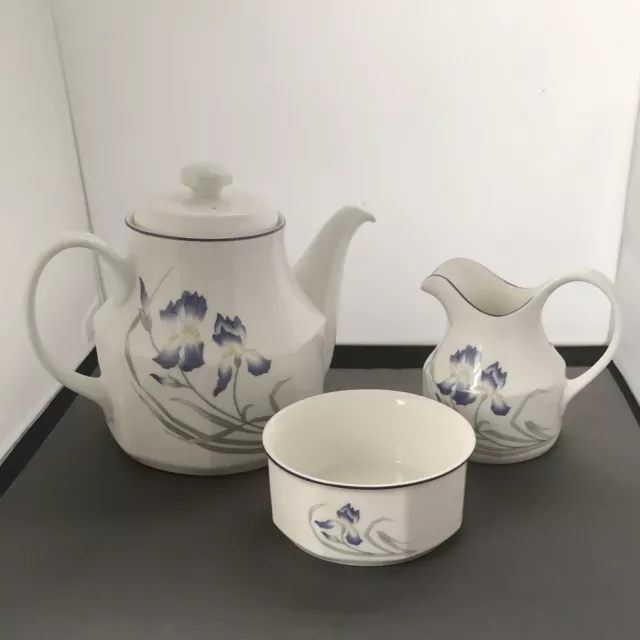 Royal Doulton Minerva LS1084 Teapot/Sugar Bowl/Milk Jug Set