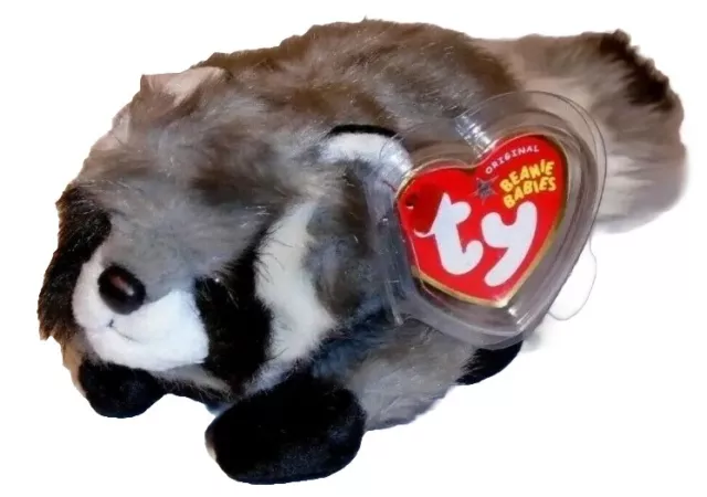 Ty Beanie Baby - SNOOPS the Raccoon (6.5 Inch) MINT with MINT TAGS