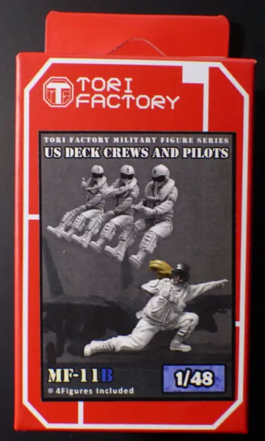 Tori Factory MF-11B - 1:48 US Deck Crews and Pilots Set (4 Figuren) 3D gedruckt