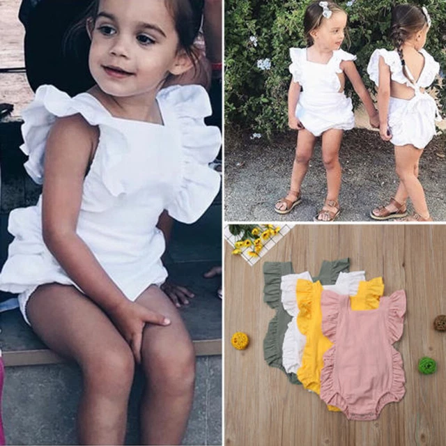 Baby Girls Newborn Clothes Romper Bodysuit Jumpsuit Sunsuit Summer Outfits Set