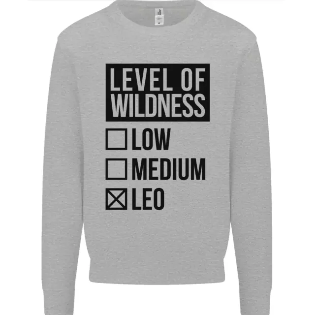 Levels of Wildness Leo Mens Sweatshirt Jumper